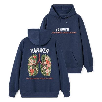 Yahweh Leaf Flower Lung Classic Christian Hoodie