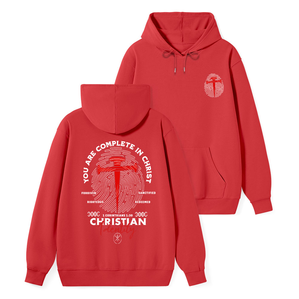 You Are Complete In Christ Classic Christian Hoodie