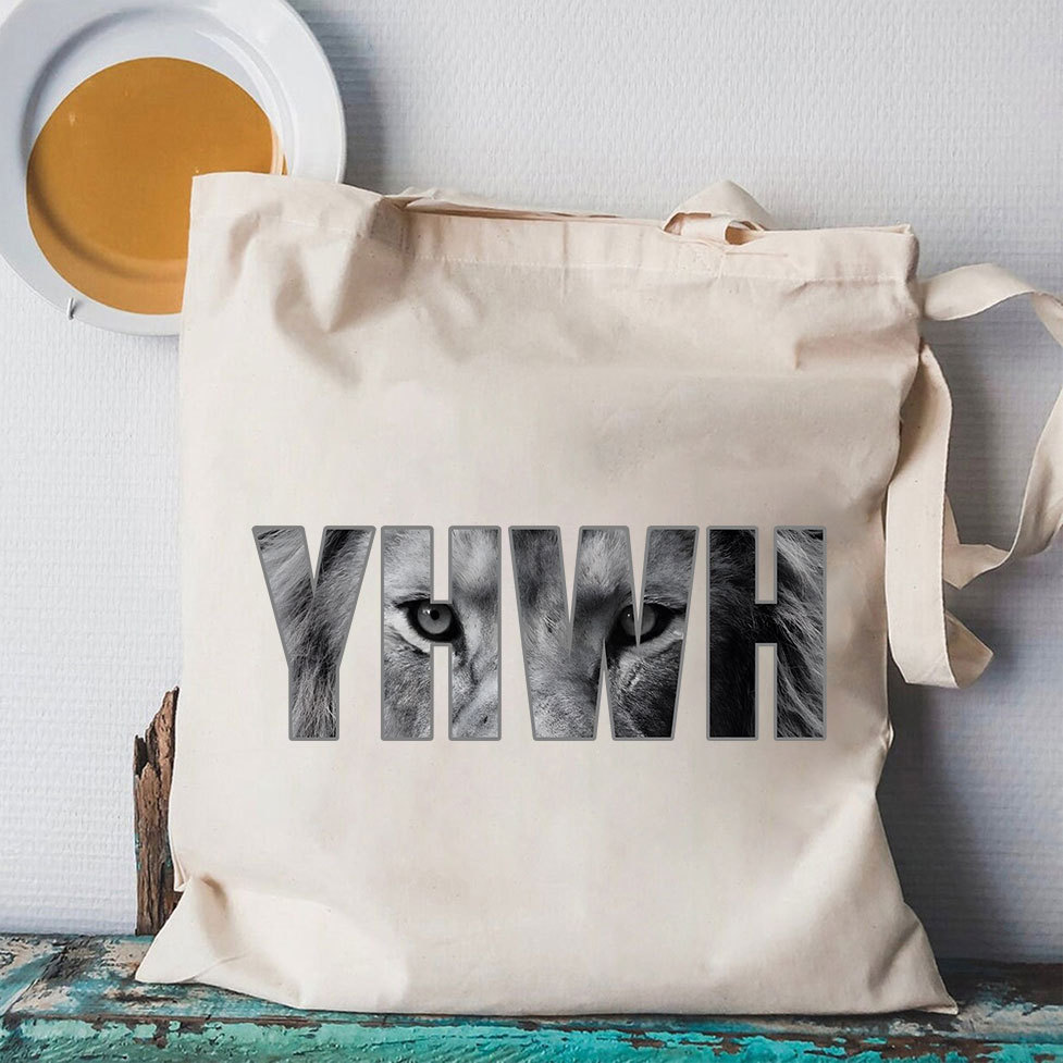YHWH Christian Canvas Tote Bag