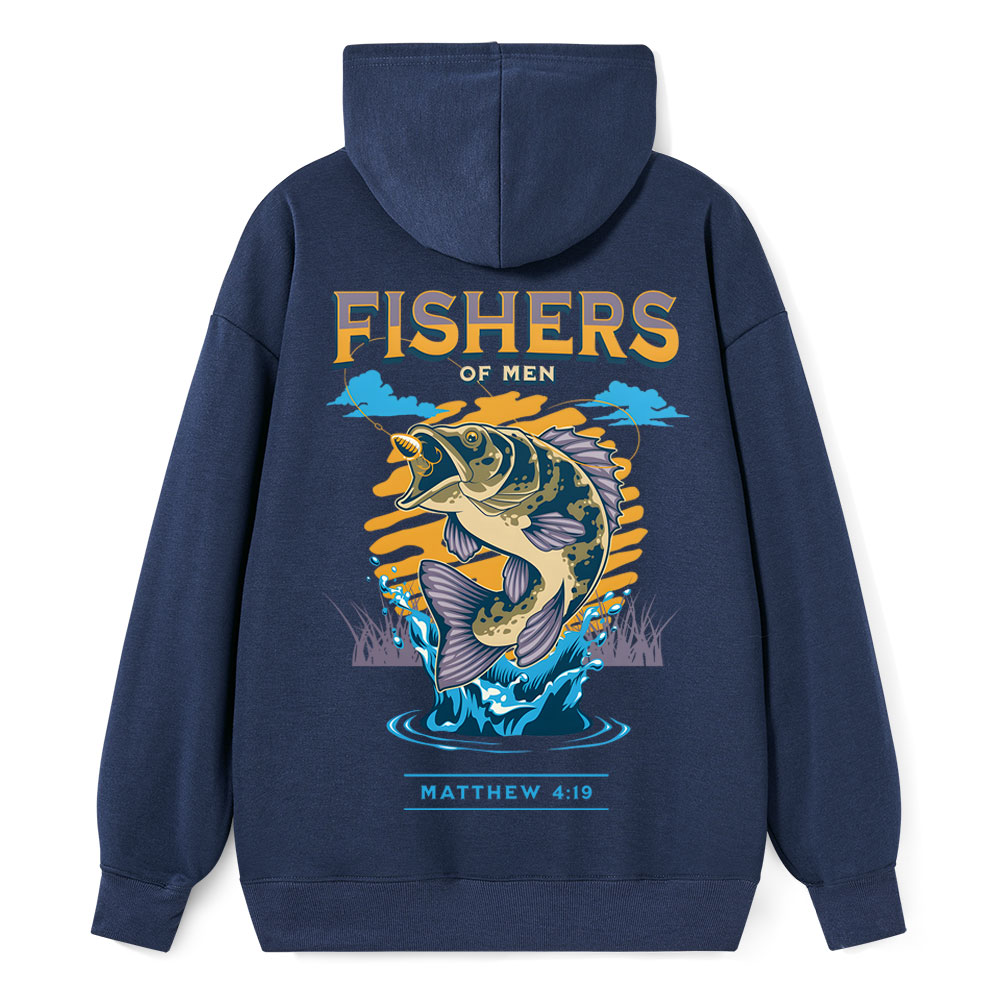 Fishers Of Men Matthew 4:19 Christian Hoodie