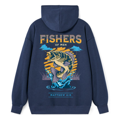 Fishers Of Men Matthew 4:19 Christian Hoodie