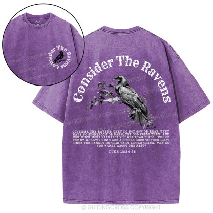 Consider The Ravens Christian Washed T-Shirt