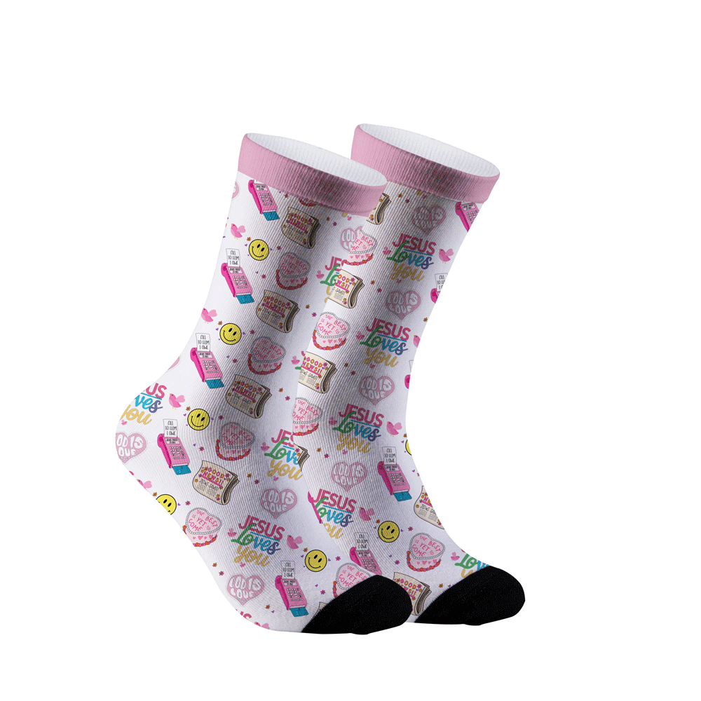 Jesus Lover You Christian Socks