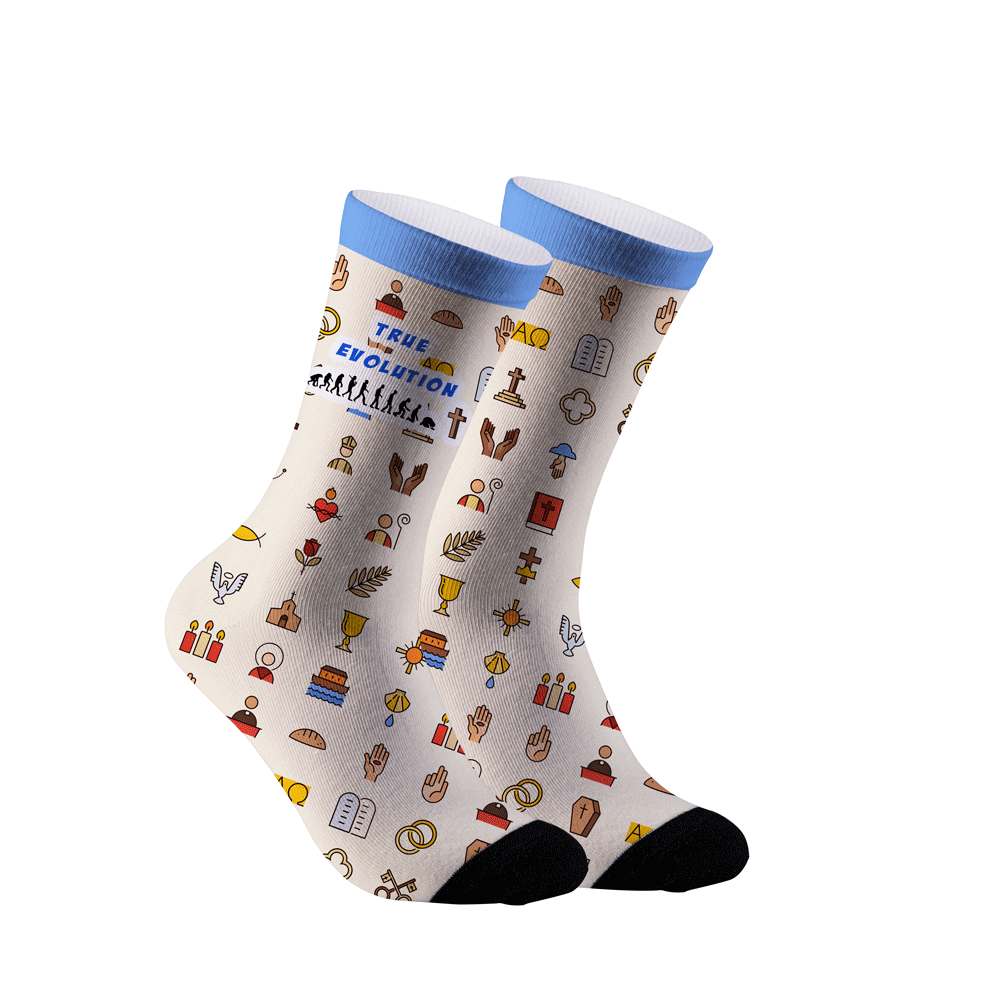 Follow Jesus Christian Socks