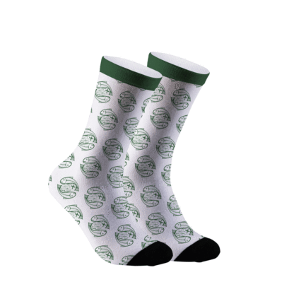 Fish And Bread Christian Socks