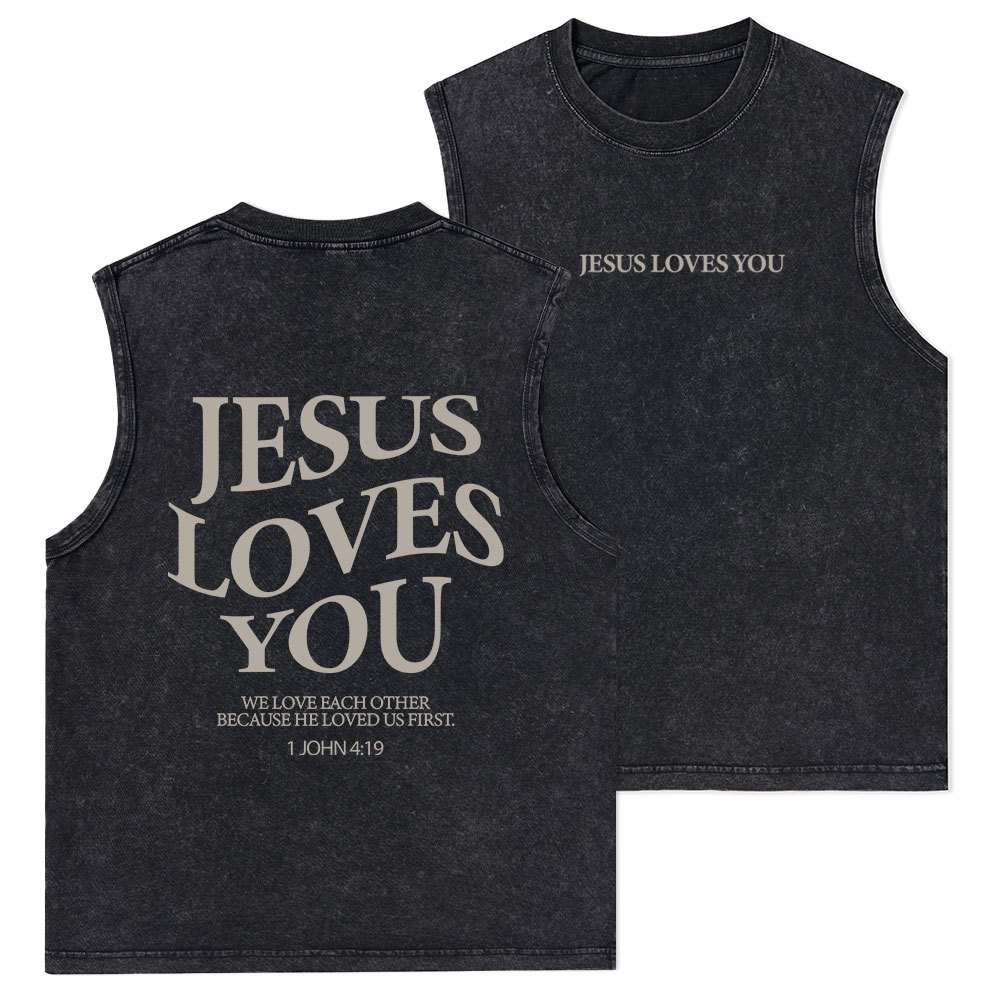 I Am His Christian Washed sleeveless Tee Sale - GuidingCross