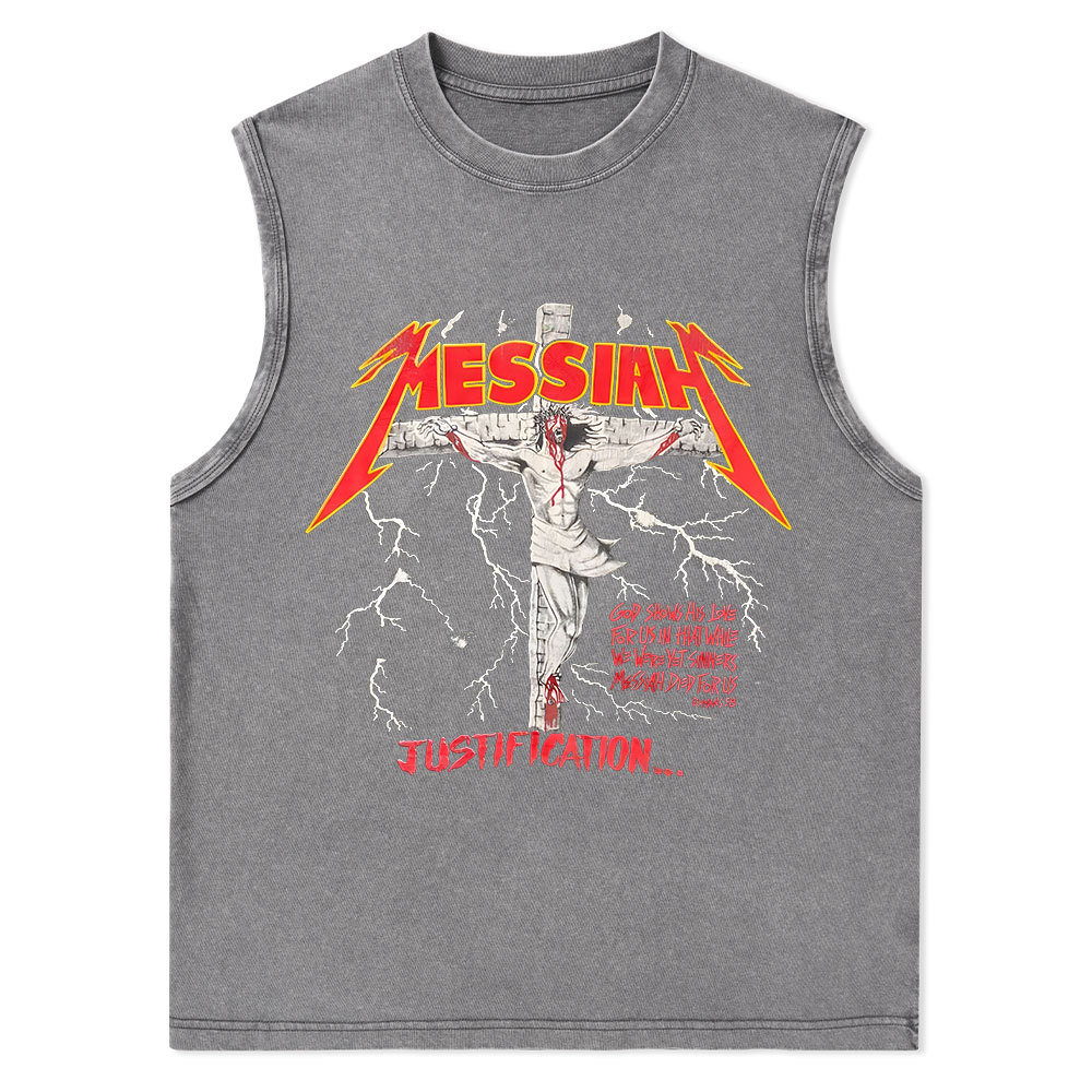 Messiah Christian Washed sleeveless Tee