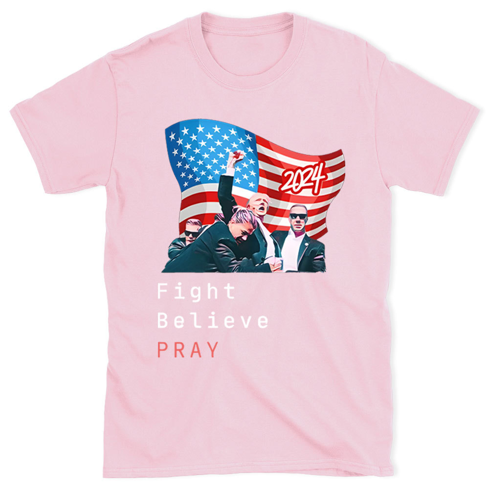 Fight Believe Pray Christian T-Shirt