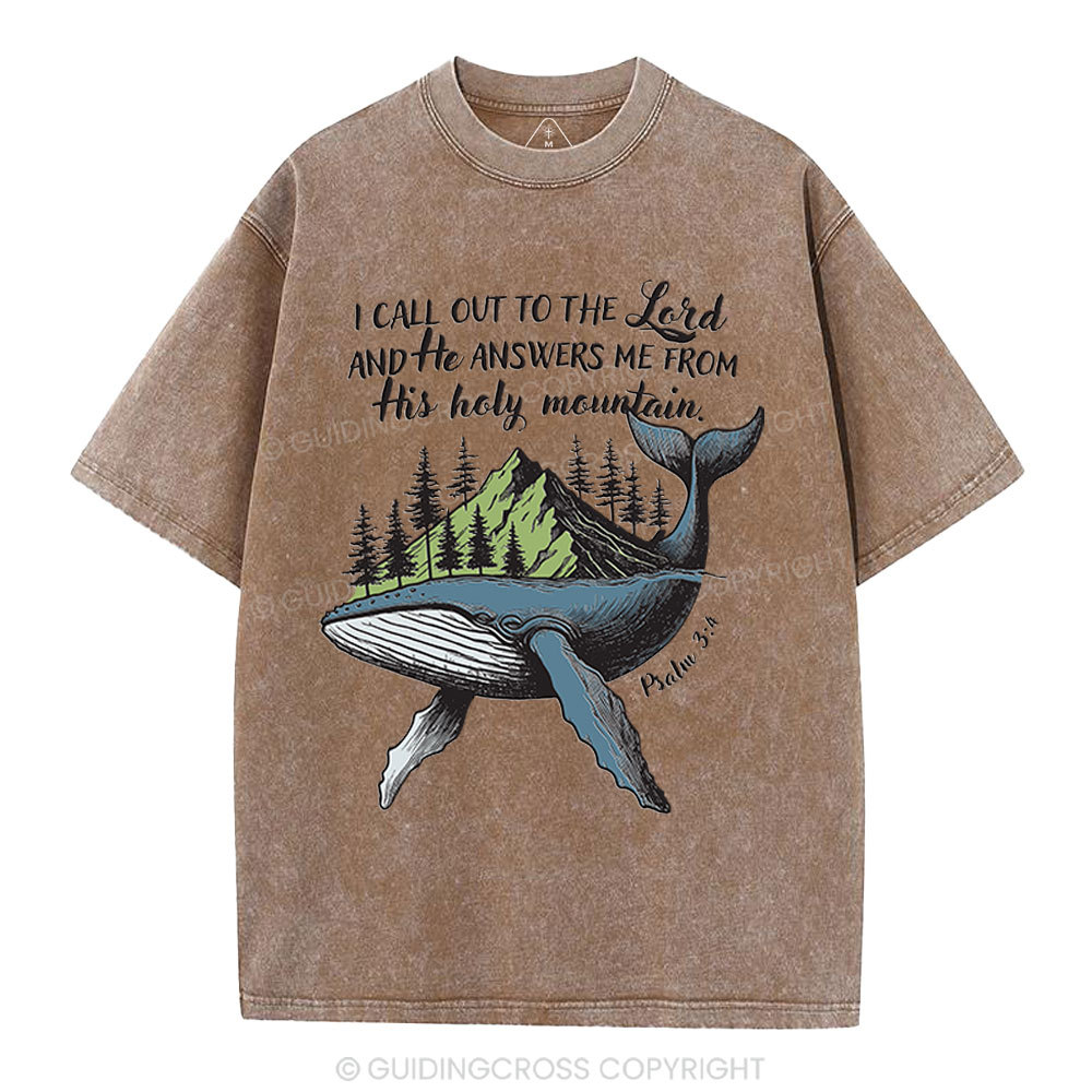 Call Out To The Lord Christian Washed T-Shirt