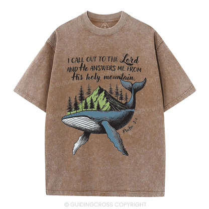 Call Out To The Lord Christian Washed T-Shirt