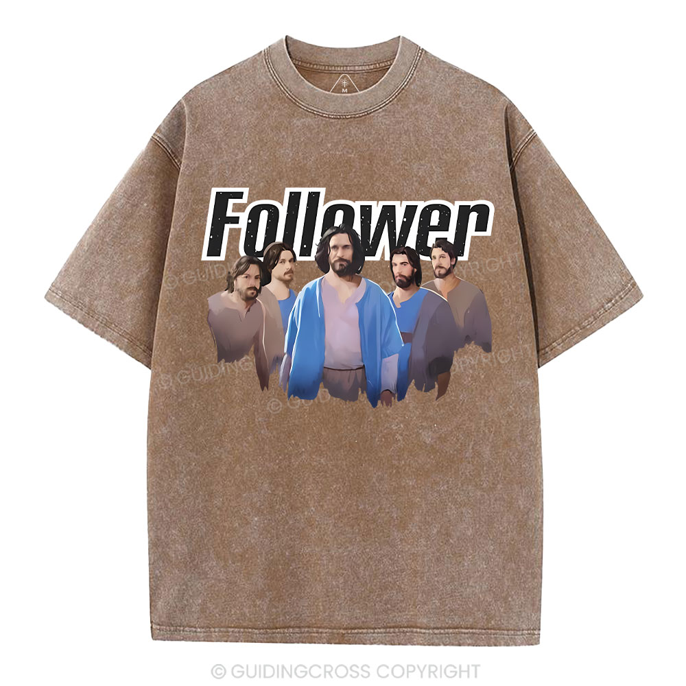 Follower Christian Washed T-Shirt