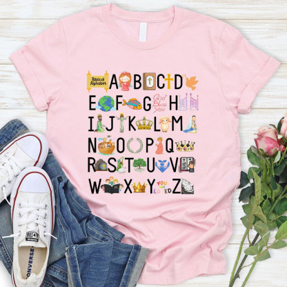 Biblical Alphabet Christian T-Shirt