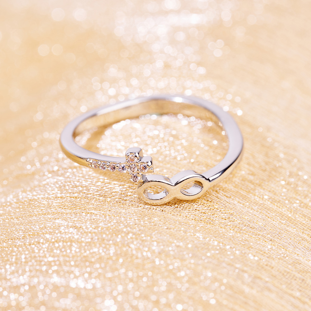 Pray Big God Can Handle It Cross Ring