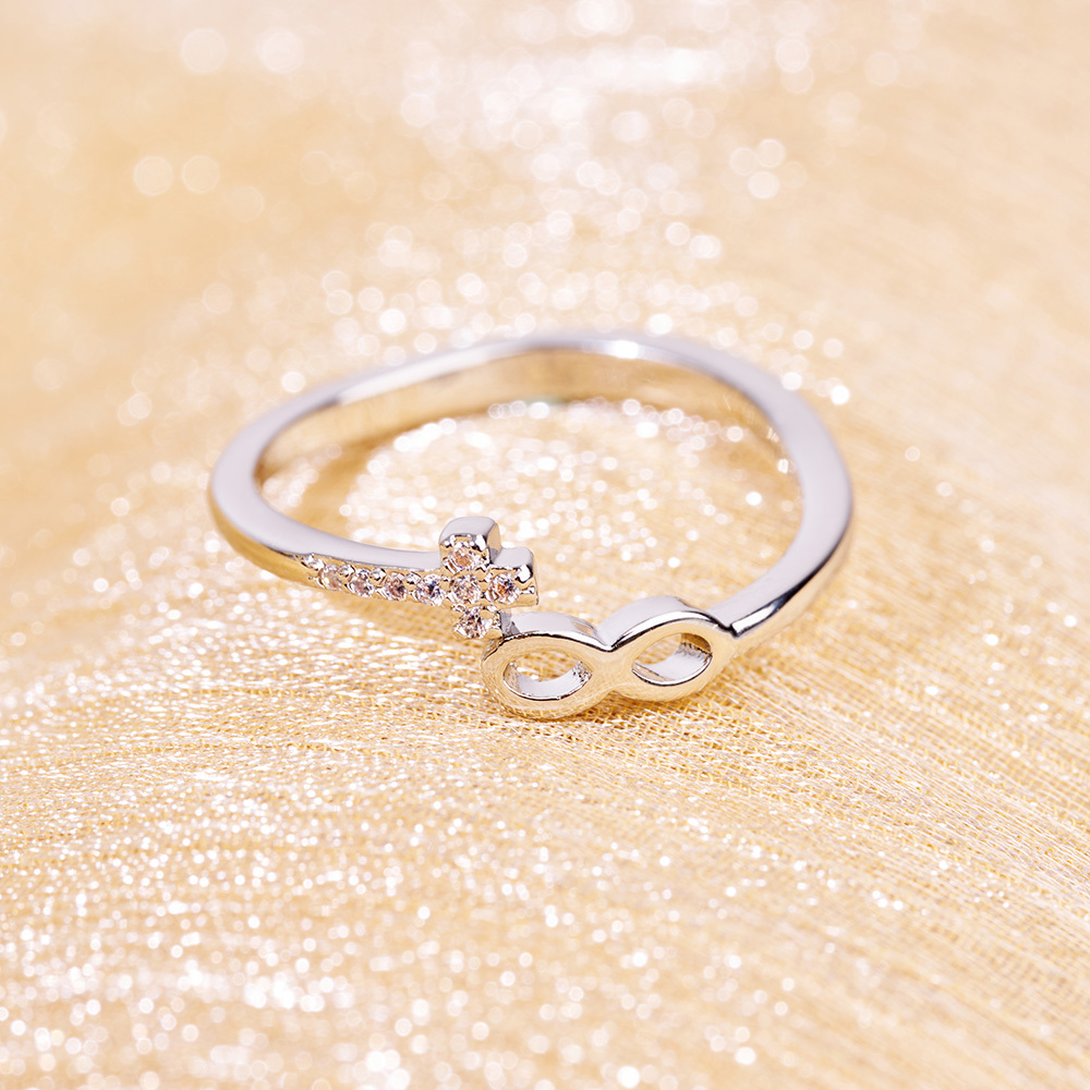 Pray Big God Can Handle It Cross Ring