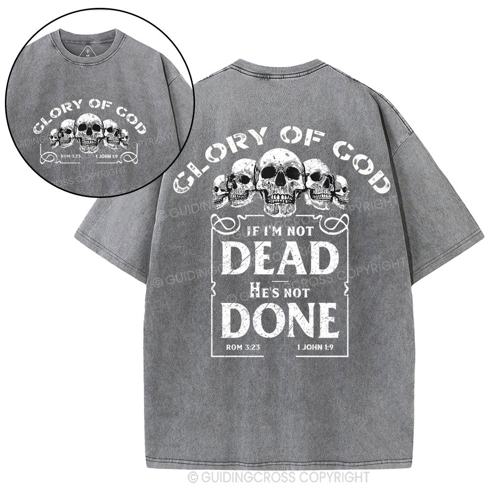 Glory Of God Christian Washed T-Shirt