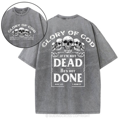 Glory Of God Christian Washed T-Shirt