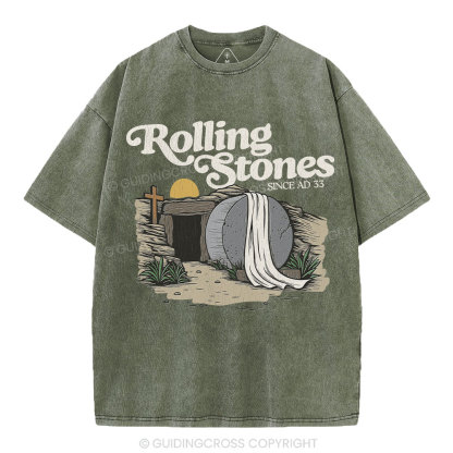 Rolling Stone Christian Washed T-Shirt