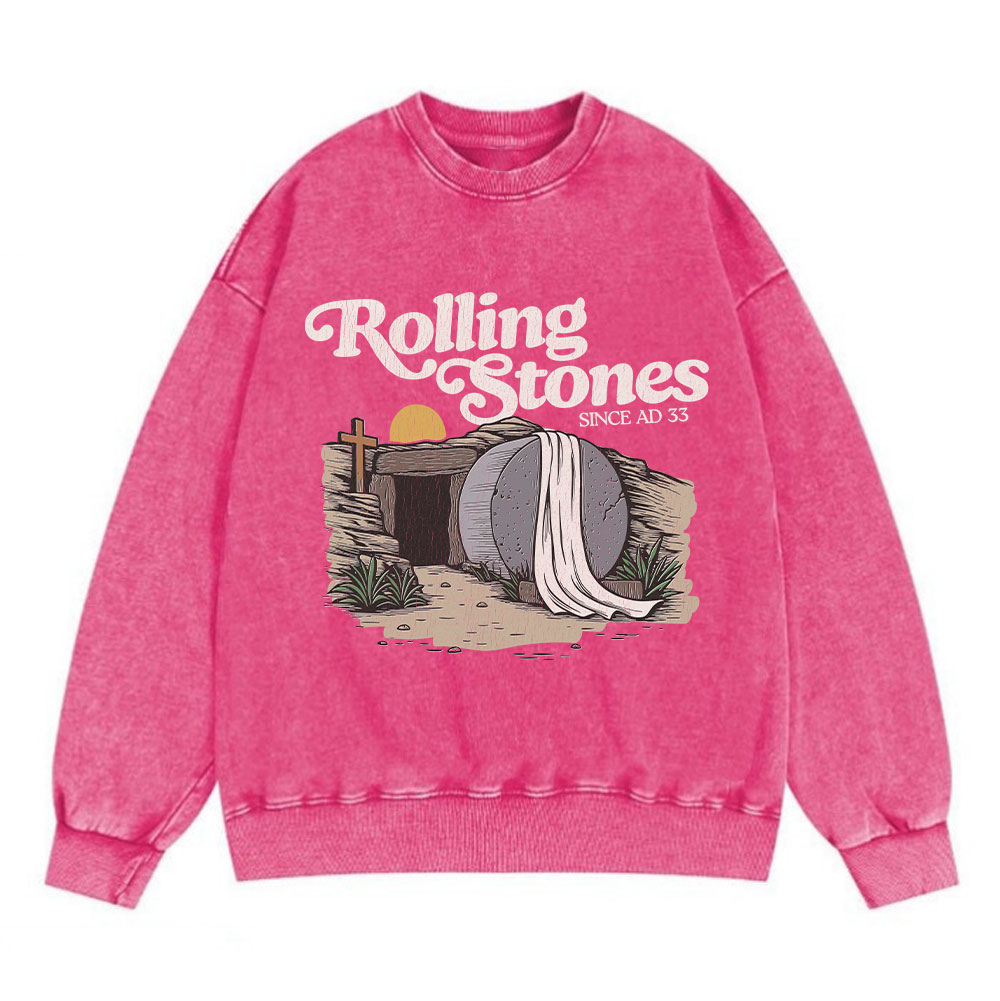 Rolling Stone Christian Washed Sweatshirt
