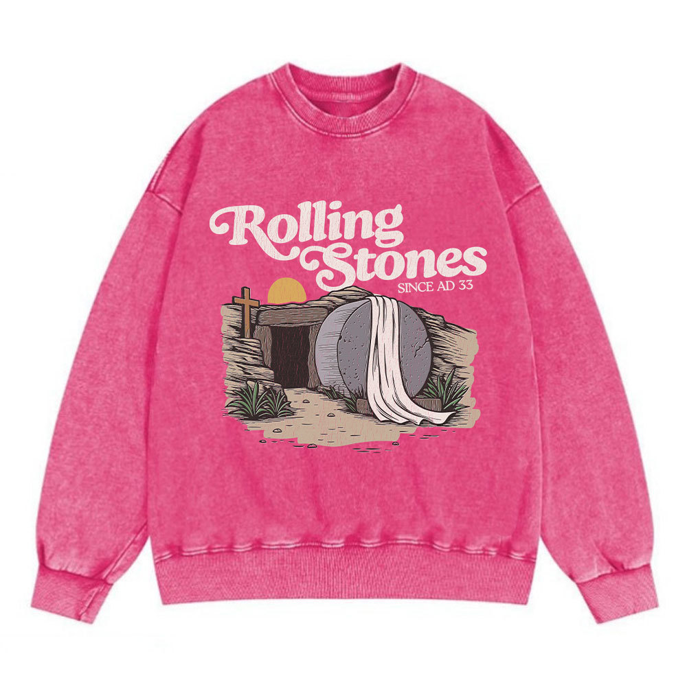 Rolling Stone Christian Washed Sweatshirt