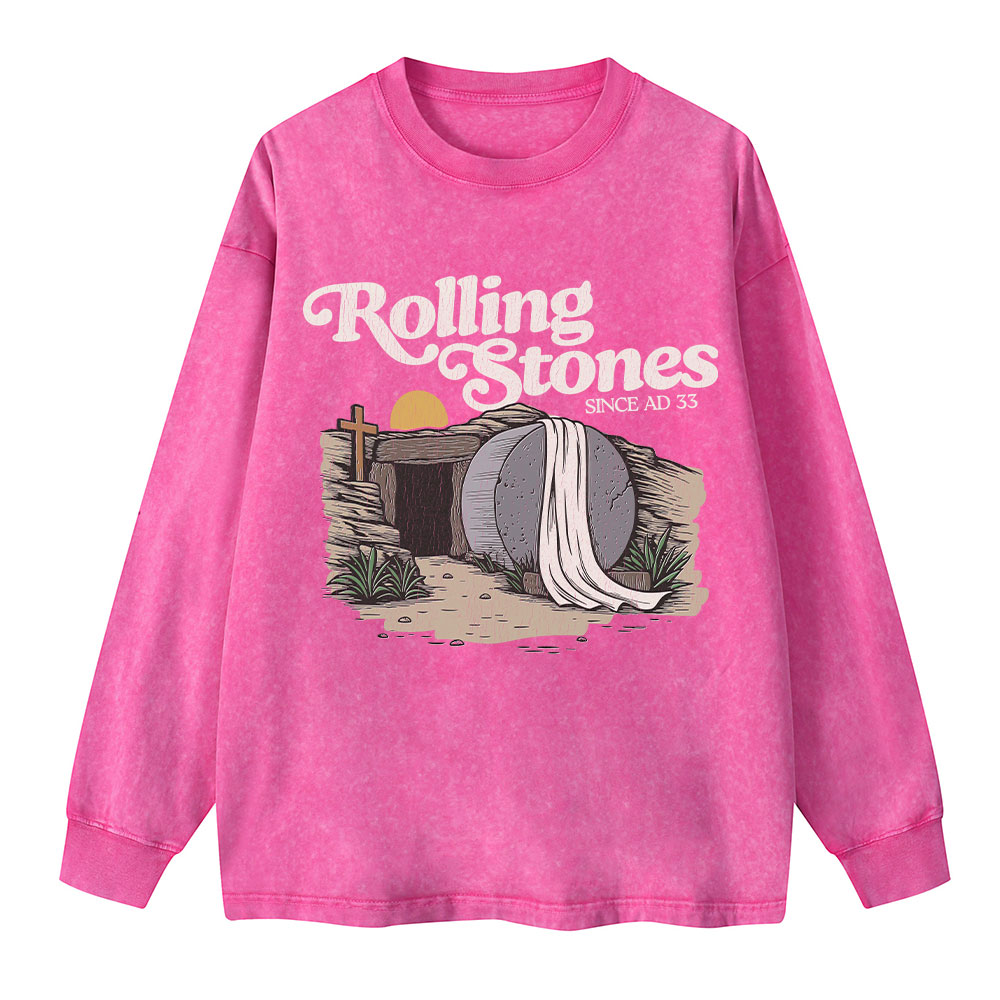 Rolling Stone Christian Washed Long Sleeve T-Shirt