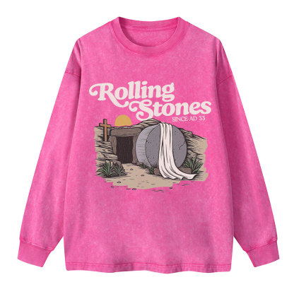 Rolling Stone Christian Washed Long Sleeve T-Shirt