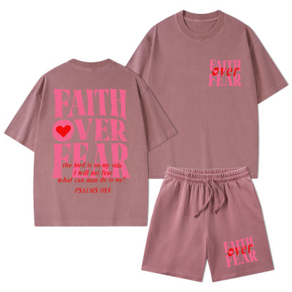Daughter Of The King Christian Washed T-Shirt & Shorts