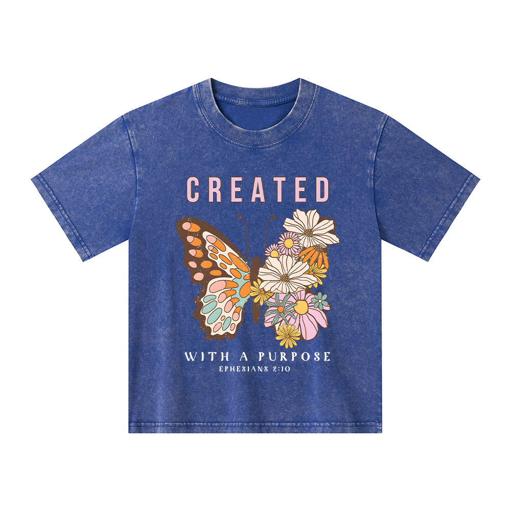 Created With Purpose Kid Washed T-Shirt