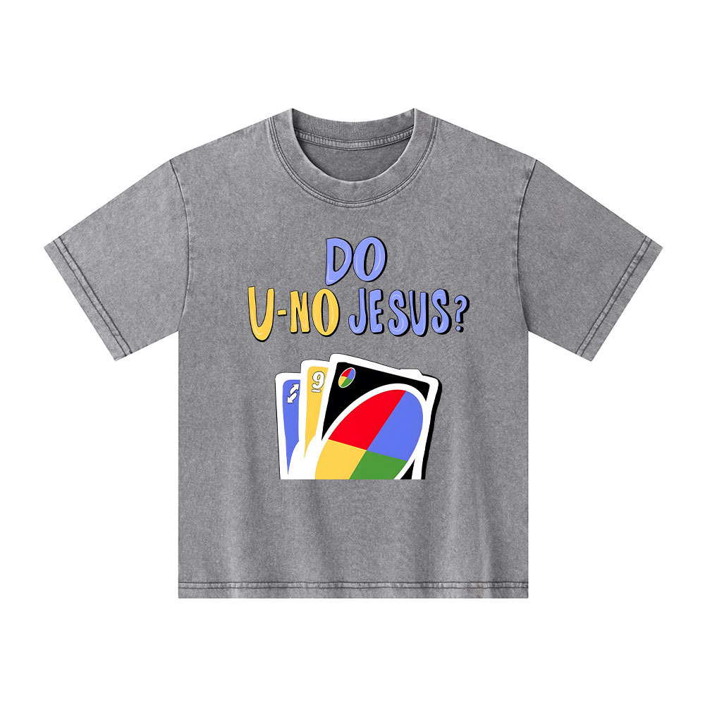 Do U-NO Jesus Kid Washed T-Shirt