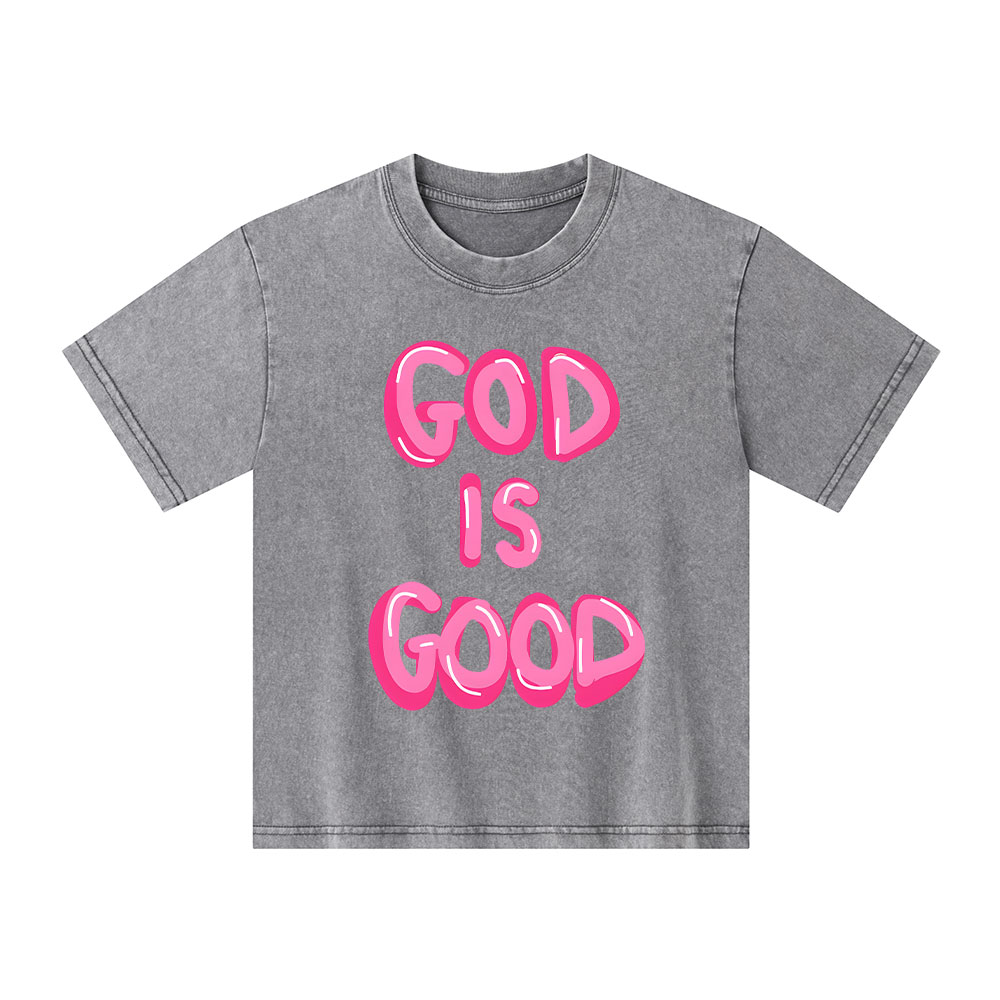 God Is Good Kid Washed T-Shirt