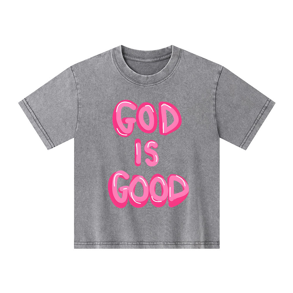 God Is Good Kid Washed T-Shirt