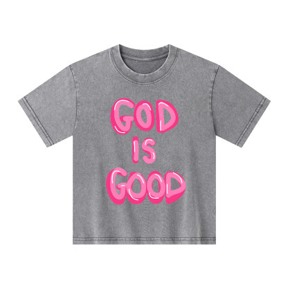 God Is Good Kid Washed T-Shirt
