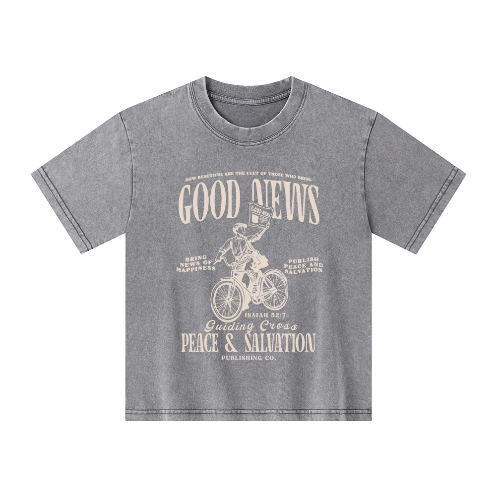 Good News Kid Washed T-Shirt