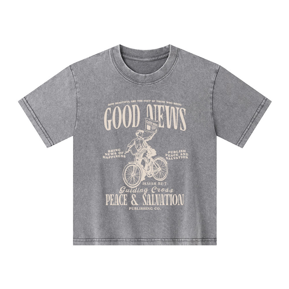 Good News Kid Washed T-Shirt