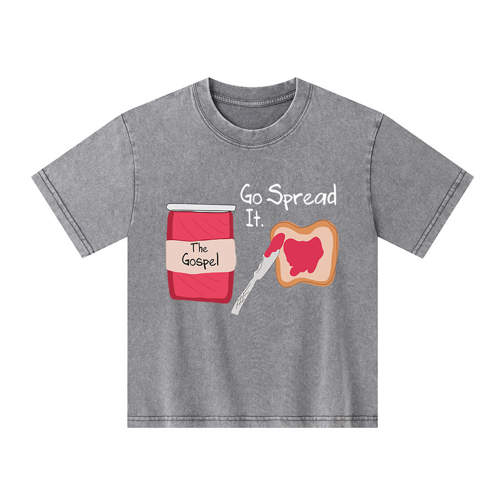 The Gospel Go Spread It Kid Washed T-Shirt