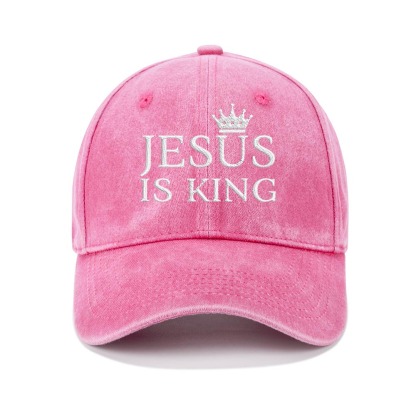 God Is Greater Christian Washed Hat