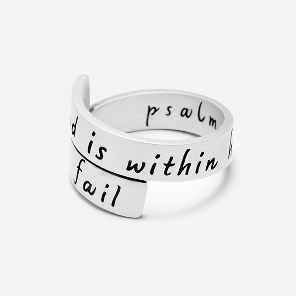 Twisted Christian 925 Sterling Silver Ring