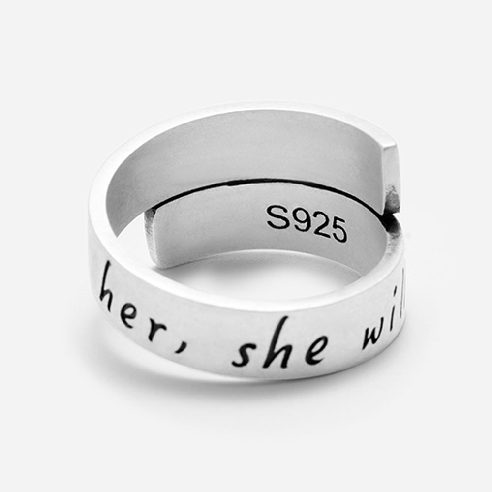 Twisted Christian 925 Sterling Silver Ring