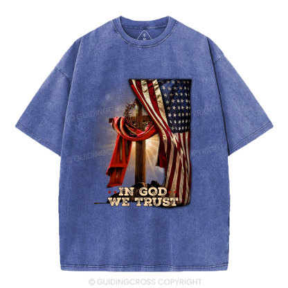 In God We Trust Christian Washed T-Shirt