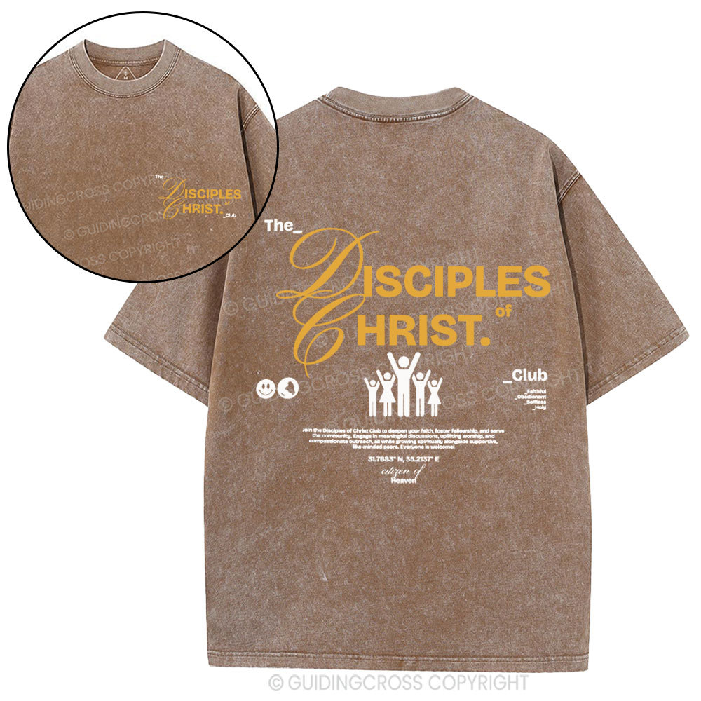 The Disciples Christ Of Club Christian Washed T-Shirt
