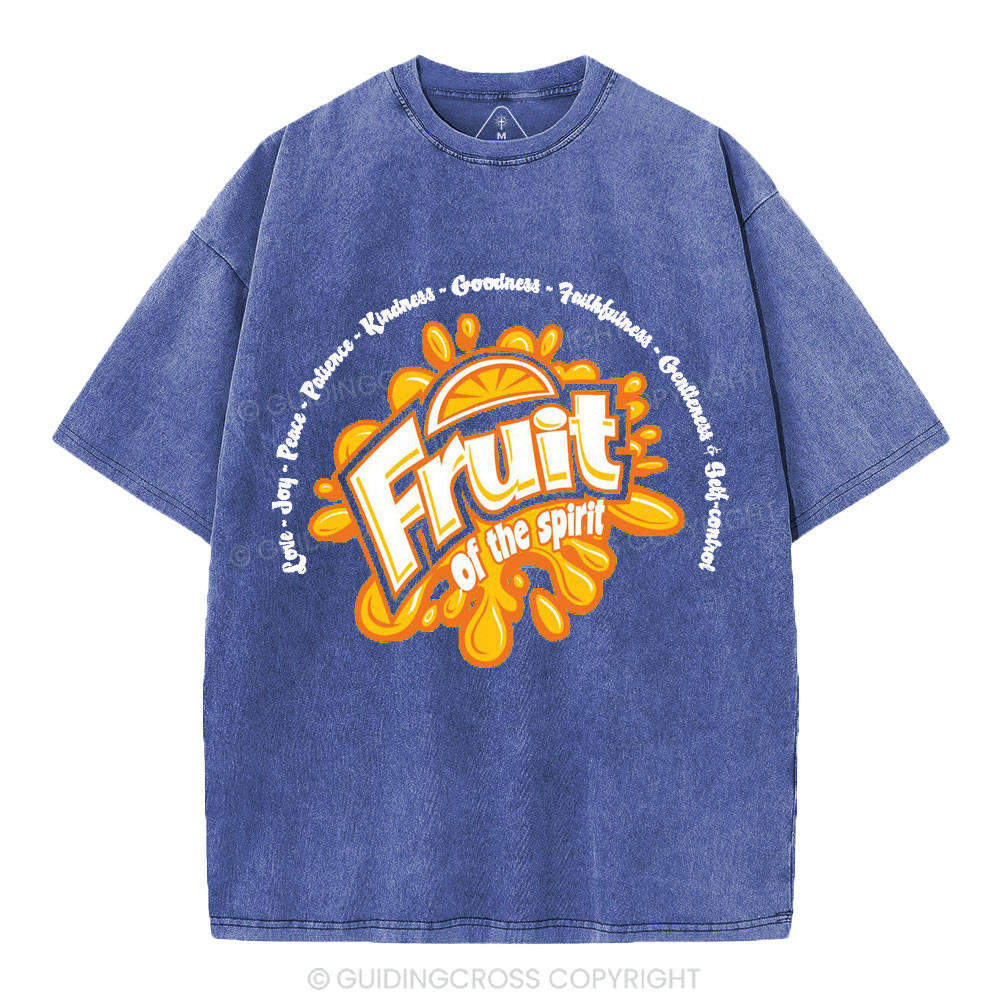 Friut Of The Spirit Christian Washed T-Shirt