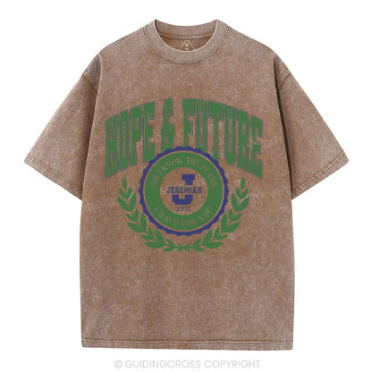 Hope&Future Christian Washed T-Shirt