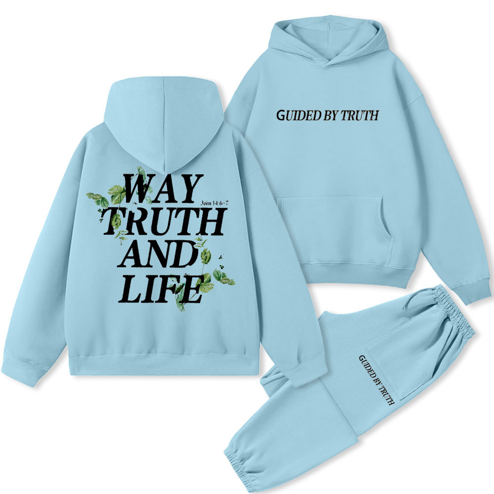 Guided By Truth Christian Fleece Hoodie set