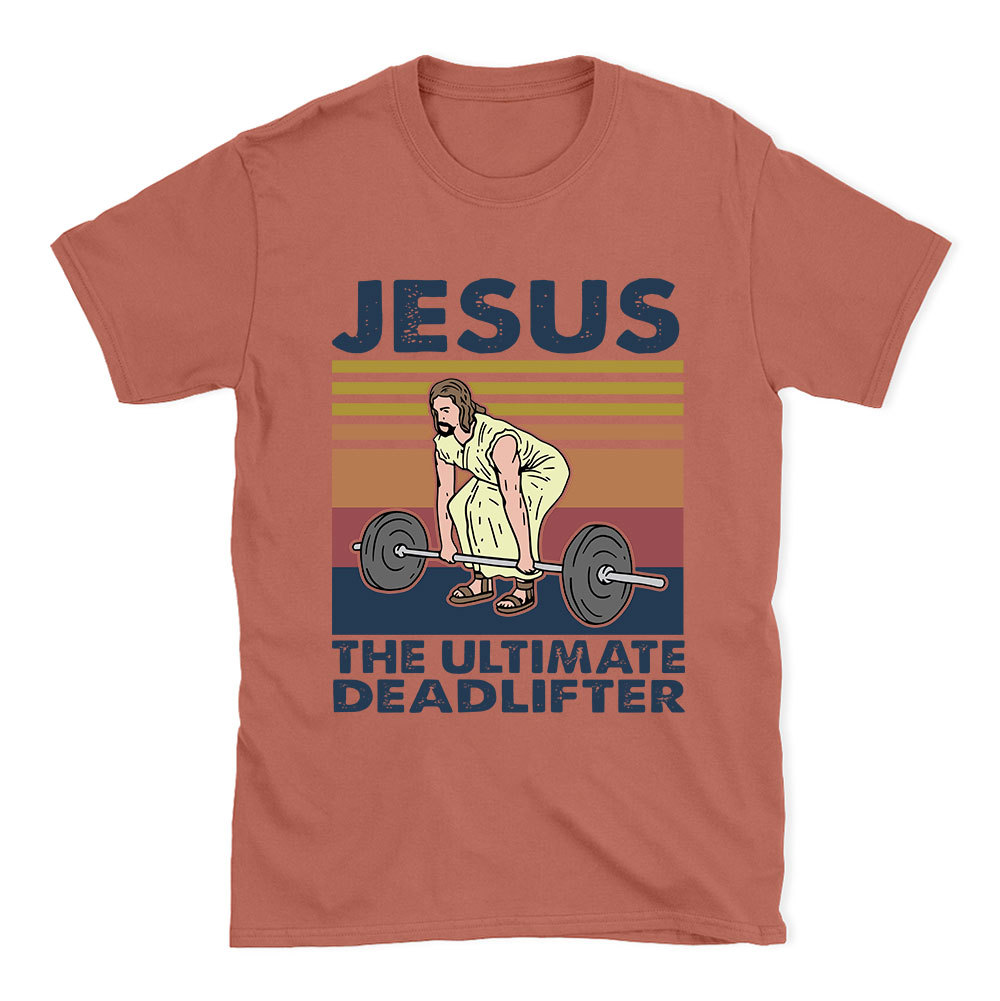 Jesus The Ultimate Deadlifter Vintage T-Shirt