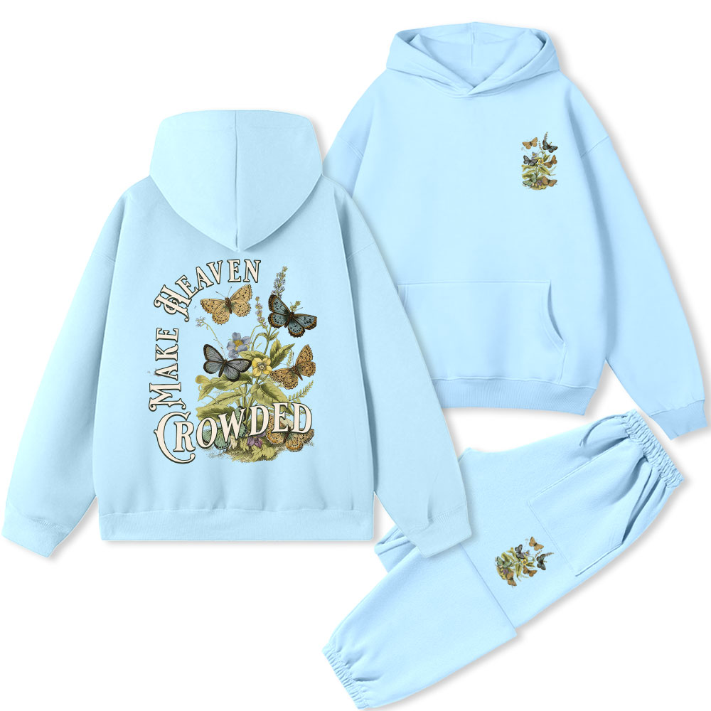 Make Haeven Crowded Christian Premium Fleece Hoodie Set