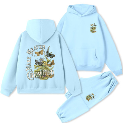 Make Haeven Crowded Christian Premium Fleece Hoodie Set