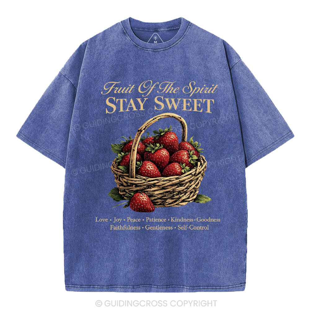 Stay Sweet Christian Washed T-Shirt