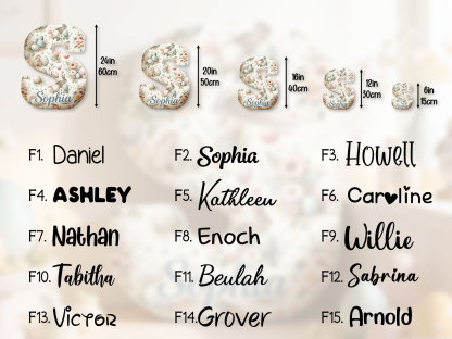 Personalized Floral Bunny Irregular Short Plush Pillow