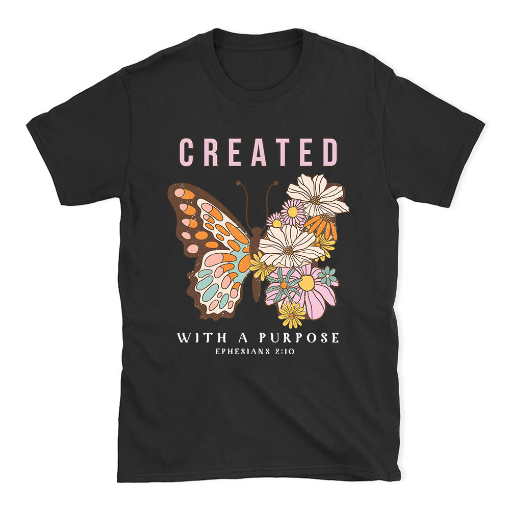 Created With Purpose Christian T-Shirt