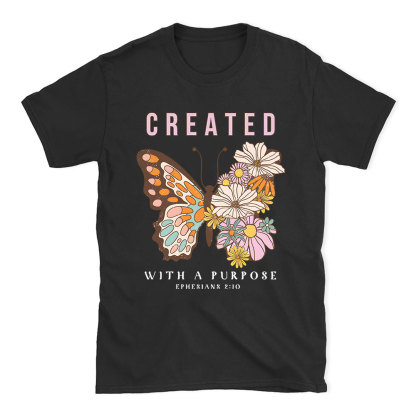Created With Purpose Christian T-Shirt