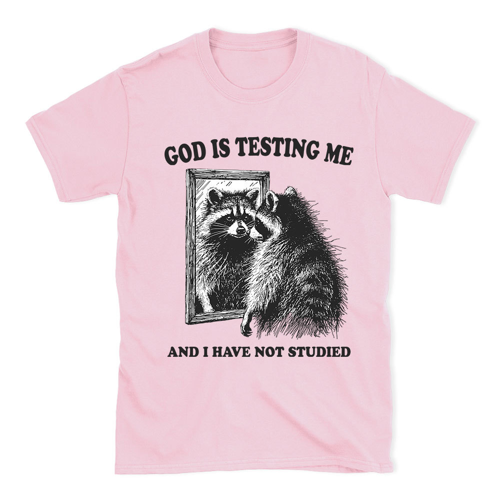 God Is Testing Me And I Have Not Studied Christian T-Shirt